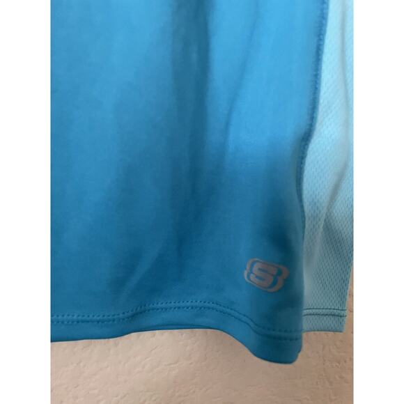 Skechers Active Turquoise Tide Blue Purple Pink Girls' Sleeveless Top Size 5/6 - Picture 3 of 6